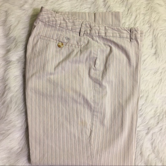Tommy Hilfiger Pants - [Tommy Hilfiger] Lt Blue and Grey Stripe Slacks